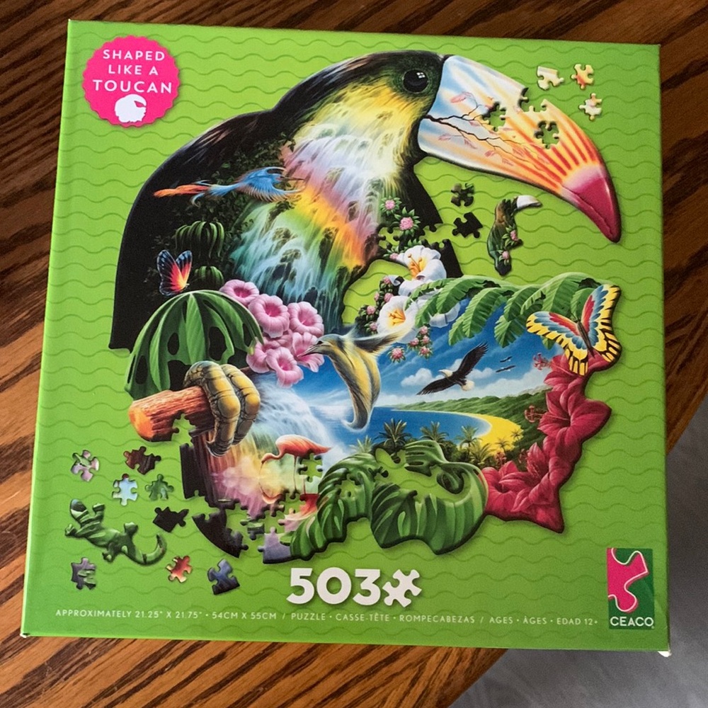 Toucan shaped Puzzle